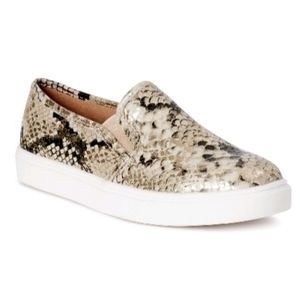 SNAKE SKIN SLIP ON SNEAKER WIDE